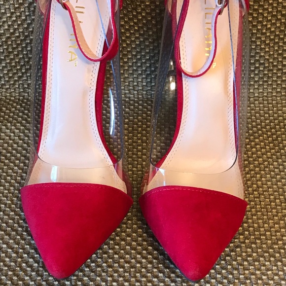 LILIANA red high heel pumps 8.5 - Picture 11 of 11